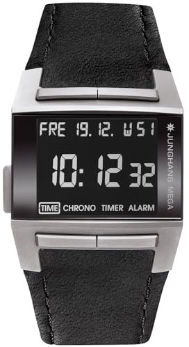 JUNGHANS Herren-Funkuhr Mega 1000 Titan Limitierte Auflage 26/2801.25