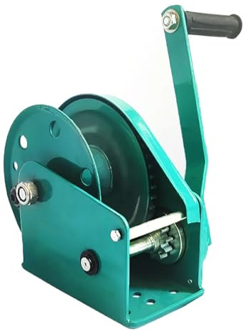 Cabrestante Manual con Capacidad de 1100 kg/2400 LB, con Bloqueo de trinquete bidireccional Manual sin Cable de Acero, cabrestante para Remolque de embarca