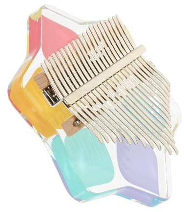 Kalimba Kalimba-Daumenklavier-Set Mit 21 Noten Tragbares Kleines Instrument Aus Acryl Für Anfänger