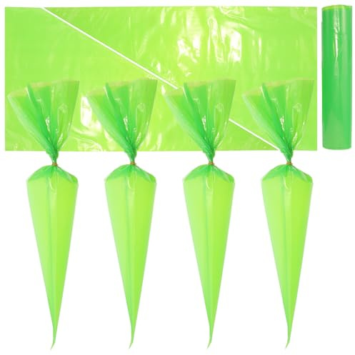 IWOWHERO 50pcs Heavy Duty Masonry Grout Bags for Tile Installation Tear-resistant Cement Piping Bags with Trimable Nozzle Tip Large Capacity Ldpe Construction Grouting Tool