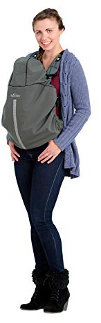 AMAZONAS Tragecover Softshell Cover – Wärmeisolierendes Universal-Tragecover für Babytragen und Tragetücher bei jedem Wetter, idealer Wind- und Regenschutz | 0-3 Jahre