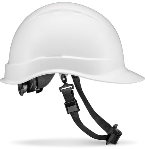 Acerpal Updated Cap Hard Hat, White, Padded, OSHA Construction Safety Approved Hardhats, Hard Hats for Men, Cascos De Construccion Helmet.
