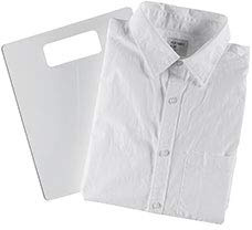SSWBasics Acrylic Shirt Folding Board - 10 W x 12 H - Premium Folding Boards for Clothing, Retail, Home, and Boutique Use - Efficient and Durable Shirt Folding Board for Organized Spaces