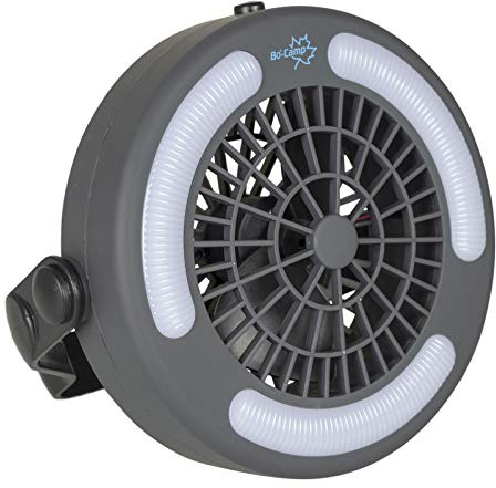 Bo-Camp LED Zelt Lampe & Ventilator Hänge Laterne Camping Licht Outdoor Leuchte