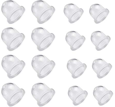 XAVSWRDE 16 PCS Primer Bulb 22mm and 18.5mm Universal Petrol Fuel Primer Bulb Mower Air Purge Primer Bulb Pump Carburetor Oil Cup Cover for Mower Blower Strimmer Cutter Hedge Trimmer Chainsaw