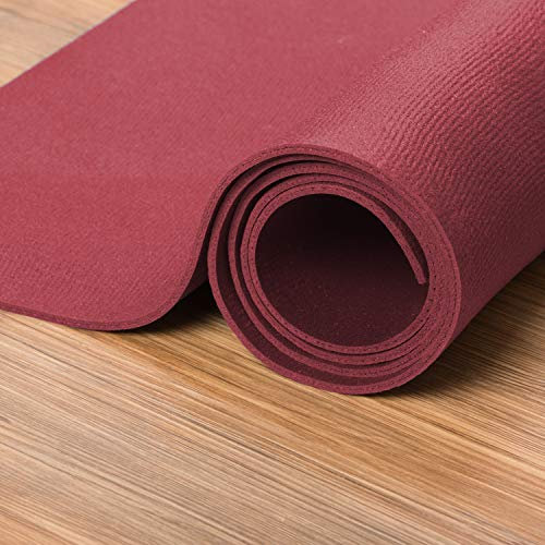 XXL Yogamatte in Rot in verschiedenen Größen, schadstofffreie Yogamatte in rot, besonders groß und breit, OEKO-Tex 100 zertifiziert und rutschfest