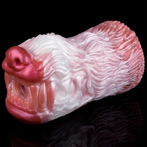 Seckoe Taschenmuschi Sex Spielzeug für die Männer Realistische Masturbator Alien Tier Drache Vagina Monster Realistisch Groß 3D Silikon Vagina Klitoris Anal Masturbieren (H)