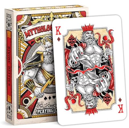 99FOX Mythology Deities Playing Cards Gods Goddesses Card Deck for Adults and Teens