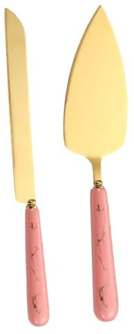 Zerodeko 1 Set set di spatole per torte tagliapizza coltelli pizza decorazioni per matrimoni strumento per torte posate arredamento piccoli server di formaggio pala per pizza
