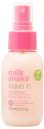 milk_shake leave in conditioner – flower fragrance | daily detangling spray for color-treated hair | hydrates, softens & protects with soy proteins & hyaluronic acid 2.5 fl.oz (75ml)