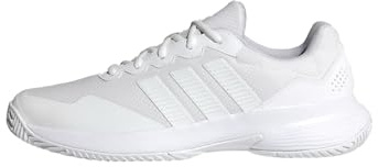 adidas Men's GAMECOURT 2 Tennis Shoes, FTWR White/FTWR White/FTWR White, 10 UK