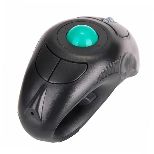 HOMSFOU Mouse Con Porta Usb Mouse Con Trackball Black