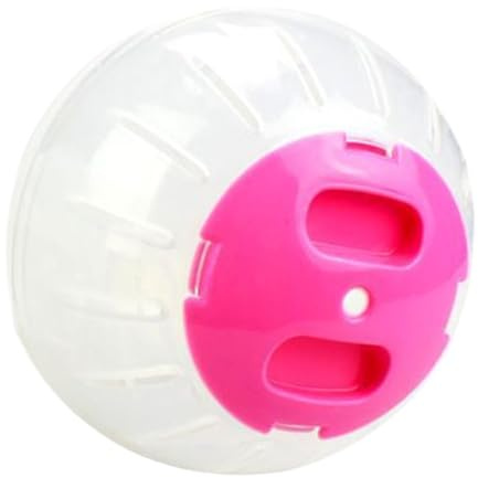 BALLE DE HAMSTER - Roue de course légère, jouet d'exercice pour animaux de compagnie robuste | Rouleau d'activité chinchilla divertissant, boule de plaisir transparent fiable pour la zone de compagnie