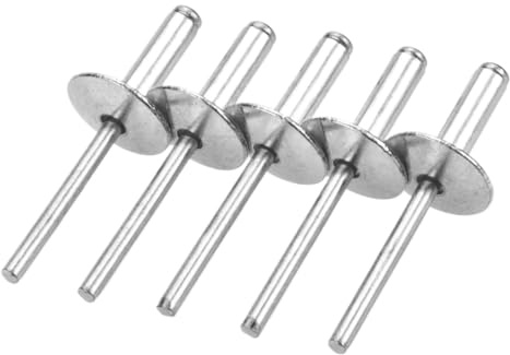Kit surtido de 30 remaches ciegos aluminio con brida grande, diámetro 16 mm (5/8) lingli(3-16x1 (4.8 x25mm))
