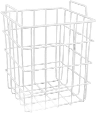 Frys Trådkorgar Djup Kylskåp Organizer Korg Högkapacitetsförvaring för kök Mat Pantry Garderob Tvättstuga (Hoogte 385 mm)