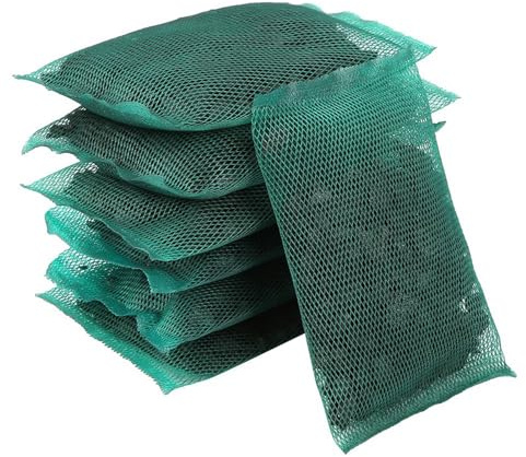 Naroote Média de Purification d'eau D'aquarium à Charbon Actif Efficace pour Un Environnement Sain pour Les Poissons, fabriqué à Partir de Charbon de Bois de Noix de Coco, Couleur Noire, 1 * Actif,