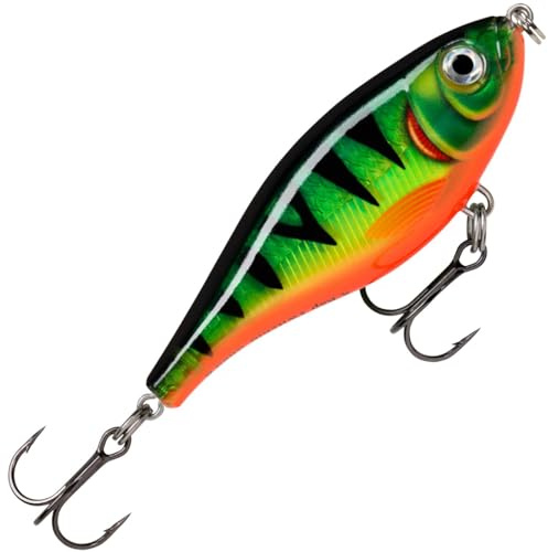Rapala - X-Rap Twitchin’ Shad Angelköder - Angelzubehör mit durchscheinendem Körper - Salzwasser Spinnköder - Lauftiefe 0.3-0.6m - Fischköder 8cm, 13g - Hergestellt in Estland