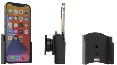 Brodit Gerätehalter 711235 | Made IN Sweden | für Smartphones - Apple iPhone 12, iPhone 12 Pro, schwarz