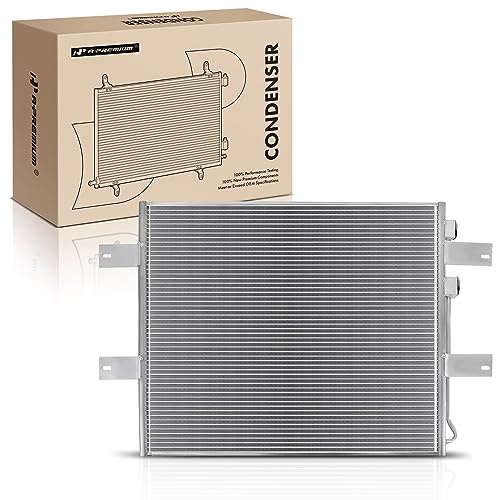 A-Premium Air Conditioning A/C Condenser Compatible with Dodge Ram 2500, Ram 3500, 2007-2009, 5.9L 6.7L Diesel, Replace# 55057095AA, 55056694AA