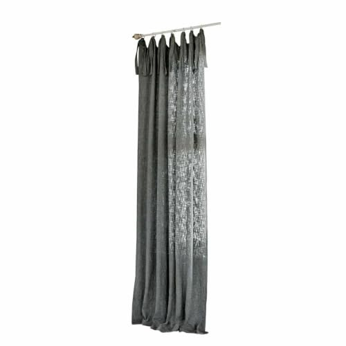 Loberon Vorhang Pont-Arcy, grau | dezente Struktur, lichtdurchlässig, leichte Abdunklung, Gardine, Wohnakzent, Baumwolle, Polyester