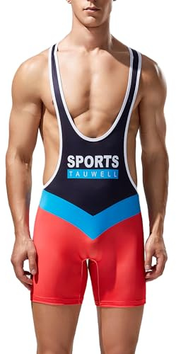 YUFEIDA Herren Sporthemden Aktive Unterhemden Boxer Wrestling Bodywear Active Bodysuit Sportunterhemden für Herren