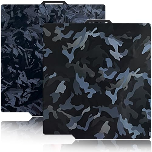 Wefuit Bambu Lab Plaque chauffante double face en acier à ressort flexible pour imprimantes 3D Bambu Lab X1/X1C/X1E/P1P/P1S/P2S/A1 257 x 257 mm