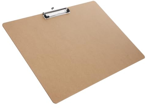 Operitacx Portapapeles A3 Horizontal 45×33 Cm Pinza Metálica Resistente Soporte Para Documentos Oficina y Dibujo Portátil Uso Versátil Para Hoteles y Material De Oficina
