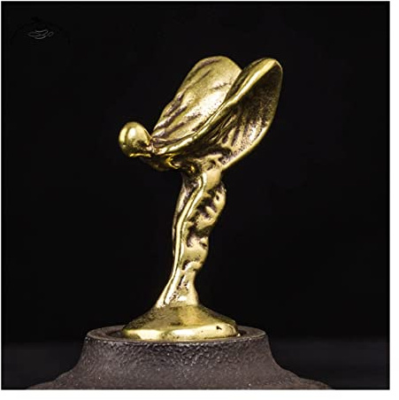 MNEVZX Skulptur Deko die Statue Handgefertigte Bronzetrophäe Kleiner Goldener Mann Statue Bürocomputer Desktop Dekoration Wohnkultur