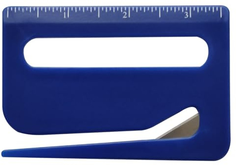 Folienschneider, Brieföffner, Briefschneider Für Umschläge, Briefumschlagöffner-Werkzeug, Paketöffner-Tool, Brieföffnungswerkzeug, Briefschneider Für Tierhaarknoten Mit Spitzem Ende, Lupe, Lineal