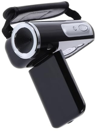 Hoement Videocamera Mini Dv 16mp Schermo 2 e Zoom Digitale 16x per Vlogging e Azione, Portatile senza Batteria, Supporto Scheda Memoria Fino a 32gb, Nero