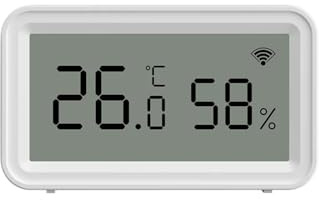 Sensore Di Temperatura E Umidità Termometro Intelligente Igrometro APP Controllo Remoto Lavoro(WiFi Version)