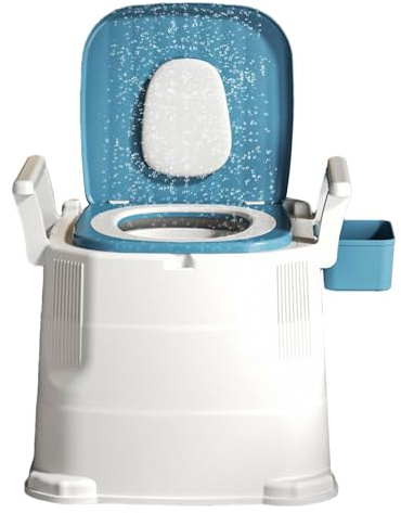 Sedia Da Toilette per Anziani - Toilette Pieghevole Portatile Con Design Facile Da Pulire, Servizi Igienico-Sanitari Da Campeggio All'aperto, Vasino Da Addestramento per Bambini in Casa | Soluzione Di