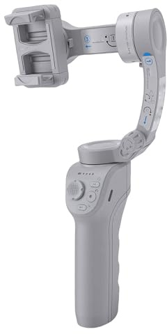 GOWENIC Stabilizzatore per Telefono a 3 Assi, Tracciamento Basato Sull'intelligenza Artificiale, App Intuitiva, Compatto e di Lunga Durata, con modalità Fotografiche Versatili, per la