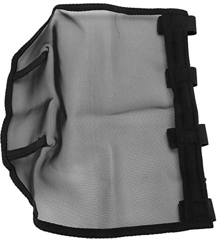 LICAEVEY Máscara para Cubrir la Nariz del Caballo, Máscara Transpirable contra Moscas con Tela Teslin, Protección UV para Montar a Caballo, Comodidad de Uso Prolongado, Equipo Ecuestre para (L)