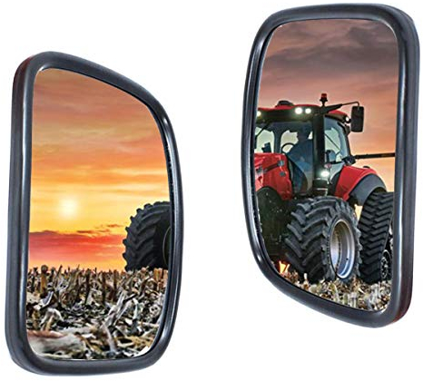 Lot de 2 rétroviseurs latéraux universels pour camion, bus, extérieur, 22 x 17 cm