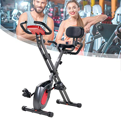 ZhiLianZhao Ergometro Cyclette Cardio-Bike, Esercizio di Bicicletta Fitness, Allenatore Cardio, Schienale Alto, Comodo per Guardare la TV Quando Sei in Bicicletta