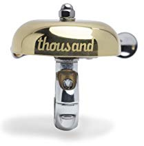 Thousand Pennant Bike Bell for Cycling, Brass - Fits Most City Bikes, Mountain Bikes and Road Bike Handlebars