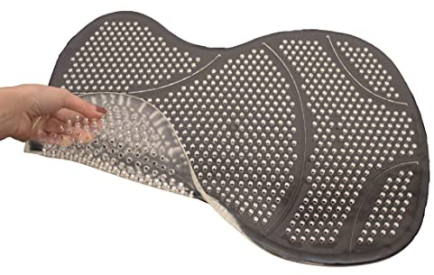 Engel Reitsport | Gel-Basic-TRA | Gelpad Basic transparent | helles Gel Sattelkissen | optimale Druckverteilung | Antirutsch | perforiert