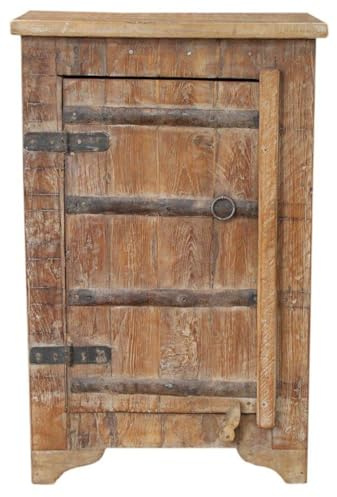 GURU SHOP Vintage Beistellschrank, Kommode, Nachttischschrank, Flurschrank - Modell 83, 63x41x36 cm