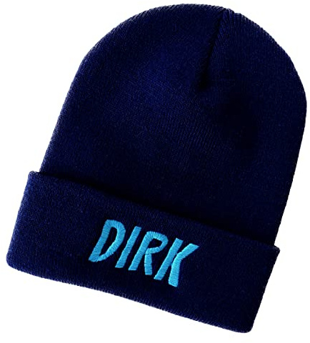 Schnoschi Strickmütze mit Breiten Umschlag (Beanie Mütze) mit Namen Bestickt für Herren, Damen, Jugendliche und Kinder