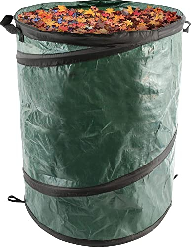 Dunnet Tools Collapsible Garden Waste Bag Large Heavy Duty Sack With Handles 90 Litres 58cm For Waste Rubbish Toys Etc Garden Bag For Storage Gardening