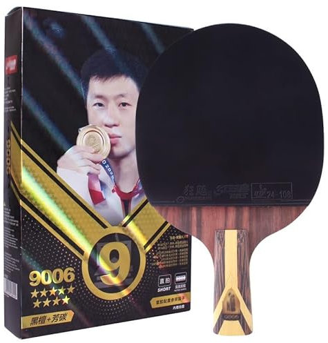 JITEM Palas Ping Pong,Raqueta de Tenis de Mesa Profesional de 9 Estrellas, Raqueta de Tenis de Mesa con Acabado de Alta Gama, Bate de Ping Pong competitivo con Cubierta Protectora(Color:B)