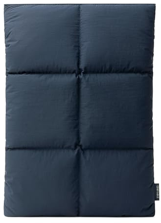 Comfyable Puffy Laptop-Hülle 13/14 Zoll, Gesteppte Puffer Laptop Tasche für Damen, weiche MacBook Sleeve kompatibel mit MacBook Air M5 A3449, MacBook Pro M5 Pro/Max A3426 A3427, MacBook Neo A18, Blau