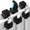 Sujeta Cables Sujeta Cables, Gestión de Cables, 6 Piezas Organizador Magnético de Cables de Escritorio, Sujeta Cables Autoadhesivo para Mesilla de Noche, Electrodoméstico de Cocina (negro)