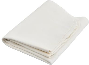 Husalsea Wildleder Fensterledertuch 30 x 40 cm, saugstark & kratzerfrei, Auto Trockentuch für Fenster & Lack, beige Chamois Leder