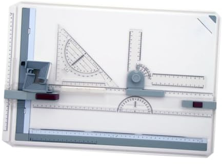Oshhni A3 TABLA de DIBUJO TABLA TÉCNICA TABLA Multifuncional Ingeniería portátil Portable Motaje Paralelo Dibujo Tabla de dibujo Conjunto de herramientas