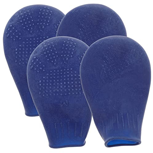 ERINGOGO 4stücke wasserdichte Hundeschuhe rutschfeste Langlebige Pfotenschutz-Schuhe Für Katzen Und Hunde Für Outdoor-aktivitäten Blau