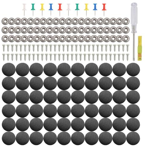 Kit Riparazione Cielo Auto,Fermarivetti Per Cielo Interno - Fissaggio Tappezzeria con Attrezzo per Manutenzione e Veicoli