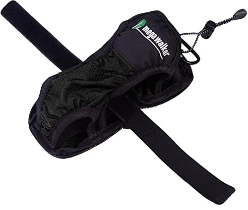 DXEHSEUY Borsa a tracolla per bottiglia d'acqua con supporto a tracolla lunga, Nero, 7 x 7 x 22 cm, 7x7x22CM