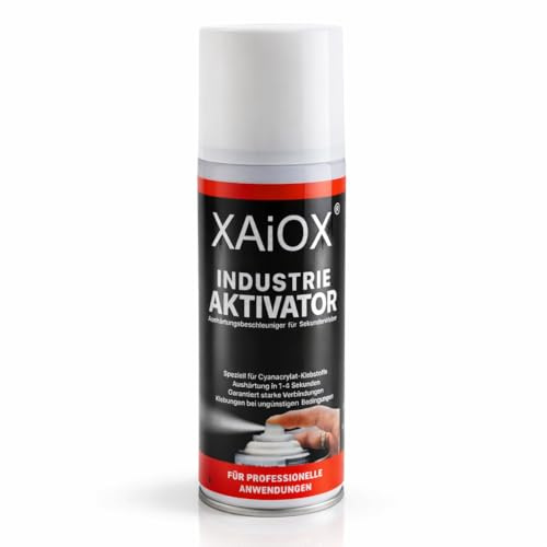 Aktivator Spray Aushärtungsbeschleuniger für Sekundenkleber 200ml Aerosol Sprühdose ist geeignet für alle Schnellkleber auf Basis von Cyanacrylat, sorgt für blitzschnelles Aushärten